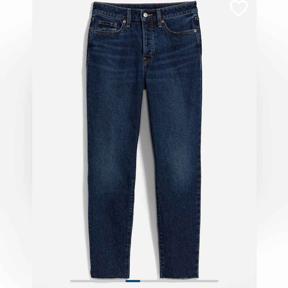 Old Navy high rise straight jeans